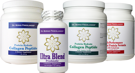 Dr. Friedlander Ultra Blend Probiotic, Collagen Peptide, Protein Formula, and MCT